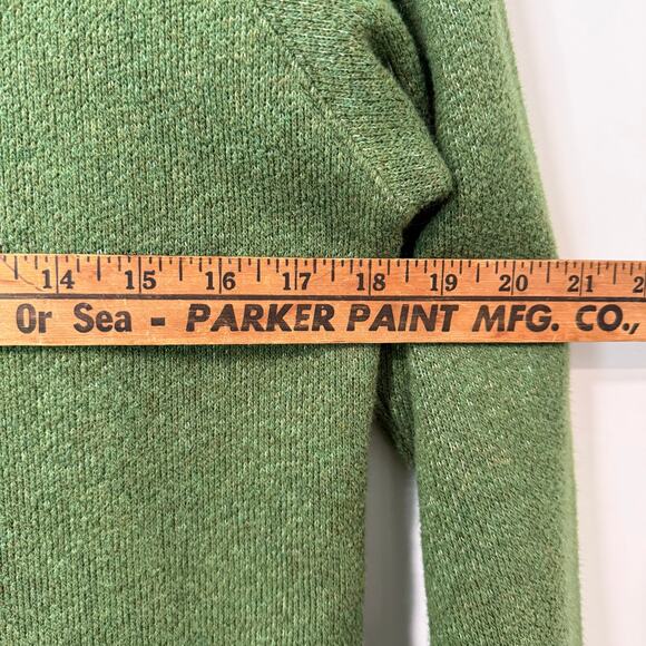 Kuhl Alf Alfpaca Roll Neck Pullover Sweatshirt Green Fleece Vintage Small - Picture 7 of 7